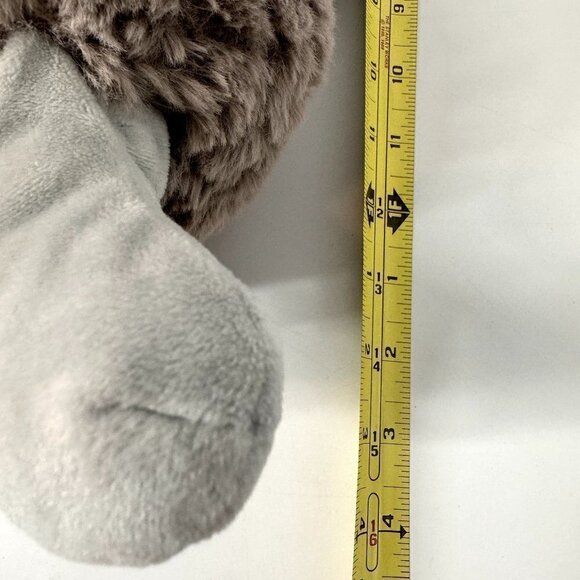 Mary Meyer Elephant Plush Gray Blue Ears Feet Stuffed Animal Soft Toy Sewn Eyes - Picture 11 of 11